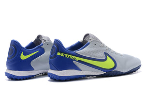 Chuteira Nike Tiempo Legend 9 Pro TF Branco/Azul